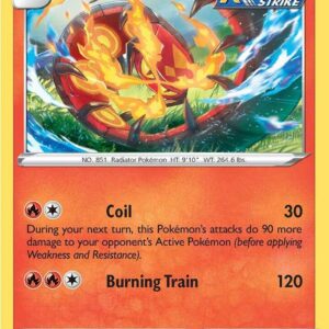 Centiskorch (48) 048/264 Reverse Holofoil SWSH08: Fusion Strike Centiskorch (48) 048/264 Reverse Holofoil SWSH08: Fusion Strike