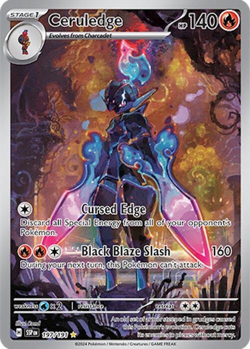 Ceruledge 197/191 Holofoil SV08: Surging Sparks Ceruledge 197/191 Holofoil SV08: Surging Sparks