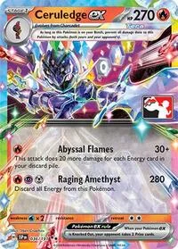 Ceruledge ex | 036/191 | Holofoil | Prize Pack Series Cards
