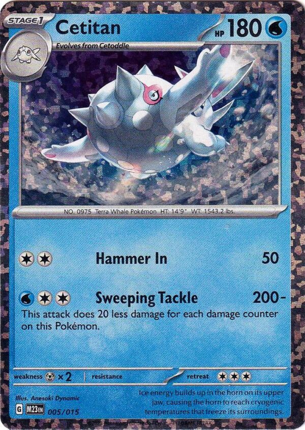Cetitan 005/015 Holofoil McDonald’s Promos 2023 Cetitan 005/015 Holofoil McDonald’s Promos 2023