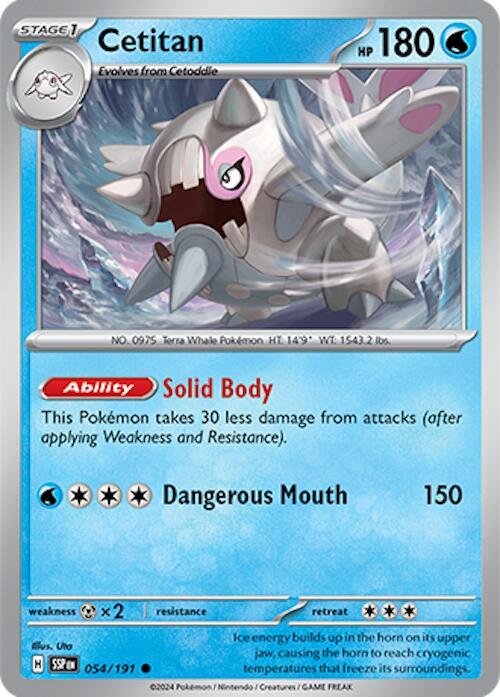 Cetitan 054/191 Reverse Holofoil SV08: Surging Sparks Cetitan 054/191 Reverse Holofoil SV08: Surging Sparks