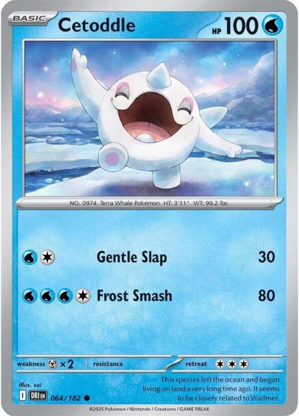 Cetoddle 064/182 Reverse Holofoil SV10: Destined Rivals