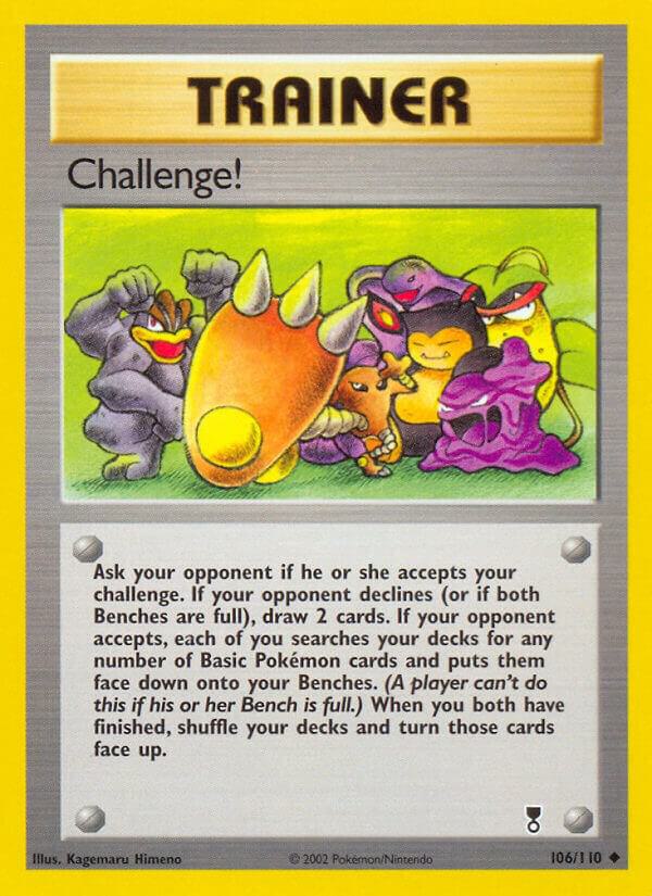 Challenge! 106/110 Reverse Holofoil Legendary Collection
