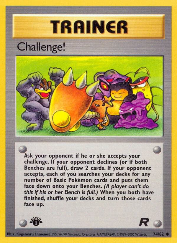 Challenge! 74/82 1st Edition Team Rocket