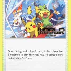 Champions Festival SWSH296 (World Championships 2022) Normal SWSH: Sword & Shield Promo Cards Champions Festival SWSH296 (World Championships 2022) Normal SWSH: Sword & Shield Promo Cards