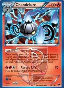 Chandelure | 16/116 (BW Plasma Freeze) | 016/116 | Normal | Deck Exclusives