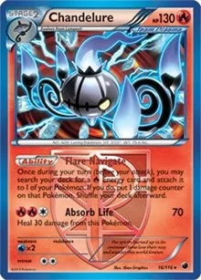 Chandelure | 16/116 (BW Plasma Freeze) | 016/116 | Normal | Deck Exclusives