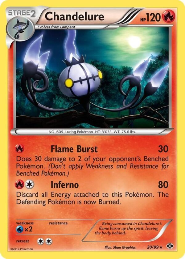Chandelure 20/99 Holofoil Next Destinies Chandelure 20/99 Holofoil Next Destinies