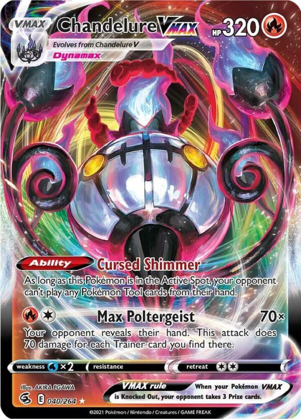 Chandelure VMAX 040/264 Holofoil SWSH08: Fusion Strike