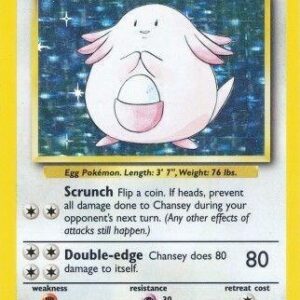 Chansey 003/102 Holofoil Base Set