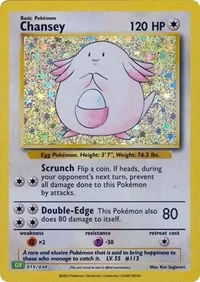 Chansey | 015/034 | Holofoil | Trading Card Game Classic