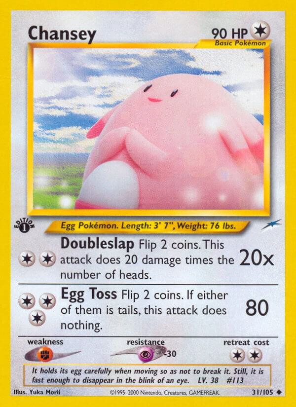 Chansey 031/105 1st Edition Neo Destiny Chansey 031/105 1st Edition Neo Destiny