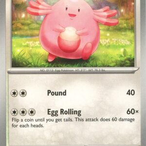 Chansey 144/198 Reverse Holofoil SV01: Scarlet & Violet Base Set