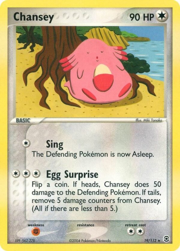 Chansey 19/112 Normal FireRed & LeafGreen Chansey 19/112 Normal FireRed & LeafGreen