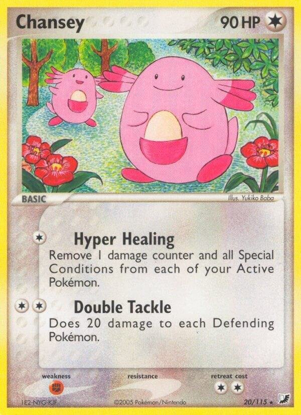 Chansey 20/115 Normal Unseen Forces