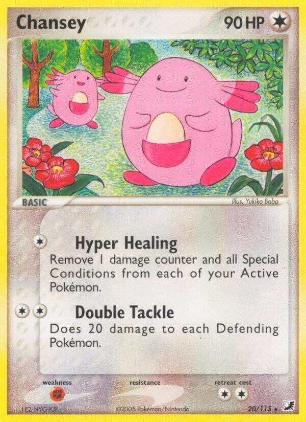 Chansey 20/115 Reverse Holofoil Unseen Forces