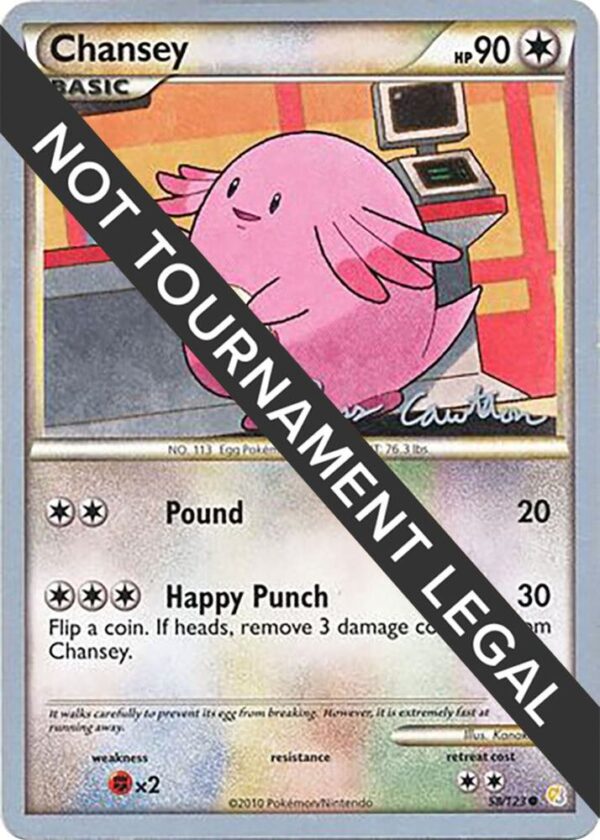 Chansey 2011 (Ross Cawthon) 58/123 Normal World Championship Decks Chansey 2011 (Ross Cawthon) 58/123 Normal World Championship Decks