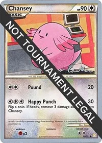 Chansey | 2011 (Ross Cawthon) | 58/123 | Normal | World Championship Decks