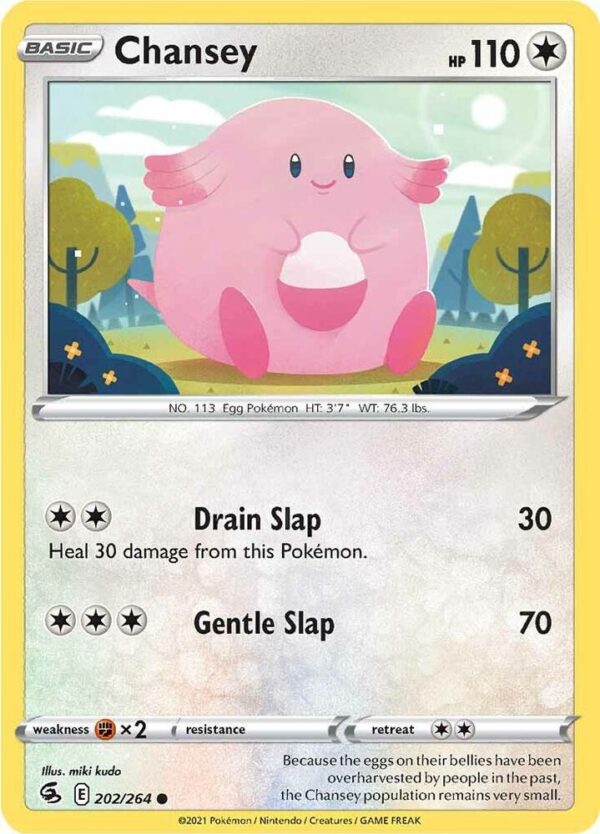 Chansey 202/264 Normal SWSH08: Fusion Strike