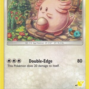 Chansey 46/68 (#47 Pikachu Stamped) 046/068 Normal Battle Academy Chansey 46/68 (#47 Pikachu Stamped) 046/068 Normal Battle Academy