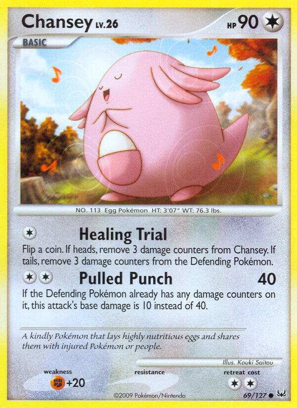 Chansey 69/127 Reverse Holofoil Platinum Chansey 69/127 Reverse Holofoil Platinum