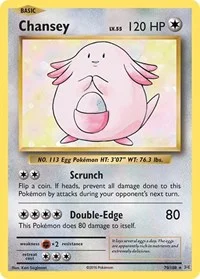 Chansey | 70/108 | Reverse Holofoil | XY - Evolutions