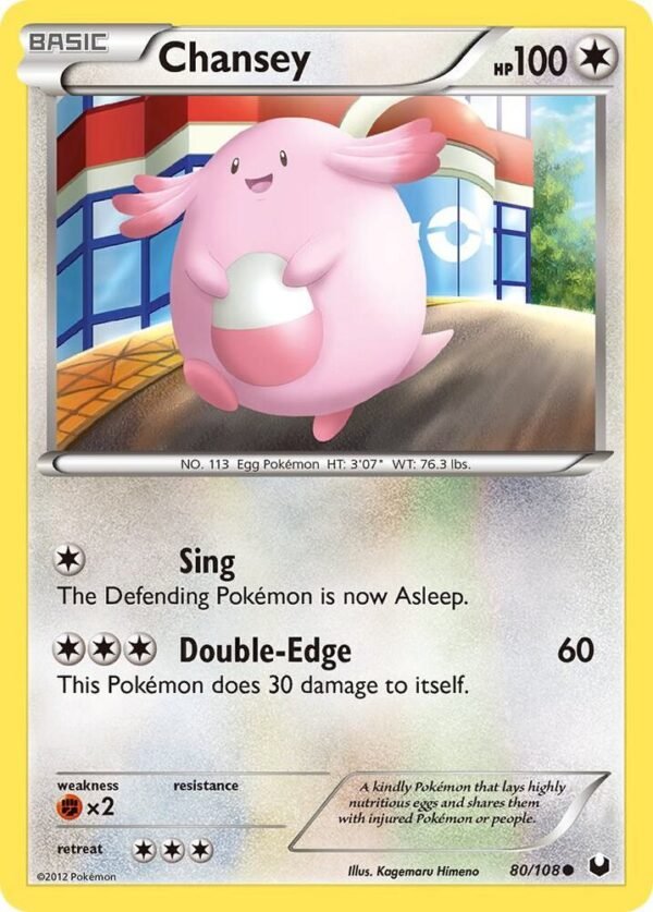 Chansey (80) 80/108 Normal Dark Explorers Chansey (80) 80/108 Normal Dark Explorers