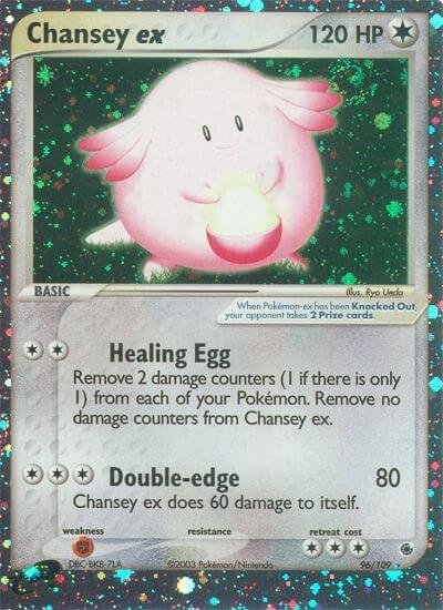 Chansey ex 96/109 Holofoil Ruby and Sapphire Chansey ex 96/109 Holofoil Ruby and Sapphire