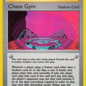 Chaos Gym 102/132 1st Edition Gym Challenge Chaos Gym 102/132 1st Edition Gym Challenge