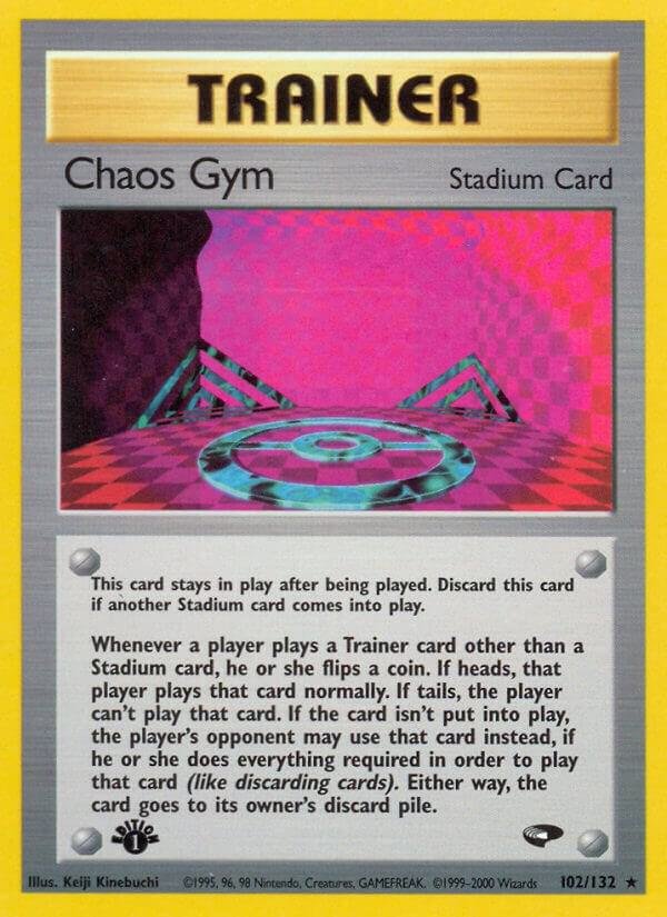 Chaos Gym 102/132 Unlimited Gym Challenge Chaos Gym 102/132 Unlimited Gym Challenge