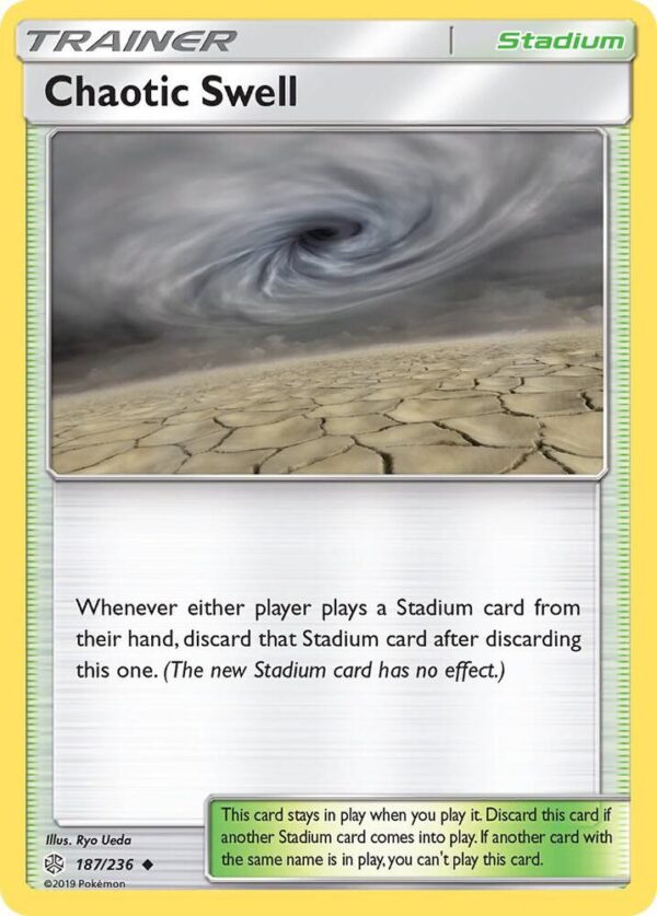 Chaotic Swell 187/236 Reverse Holofoil SM – Cosmic Eclipse Chaotic Swell 187/236 Reverse Holofoil SM – Cosmic Eclipse