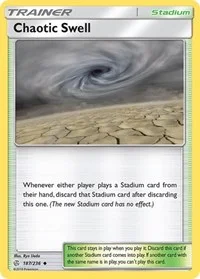 Chaotic Swell | 187/236 | Reverse Holofoil | SM - Cosmic Eclipse