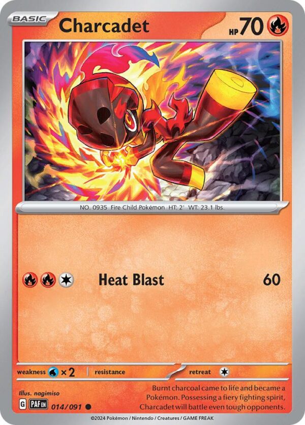 Charcadet 014/091 Reverse Holofoil SV: Paldean Fates Charcadet 014/091 Reverse Holofoil SV: Paldean Fates