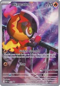 Charcadet | 022 (Pokemon Center Exclusive) | Holofoil | ME: Mega Evolution Promo Charcadet | 022 (Pokemon Center Exclusive) | Holofoil | ME: Mega Evolution Promo