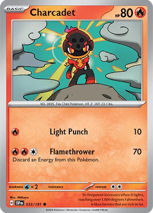 Charcadet 033/191 Normal SV08: Surging Sparks Charcadet 033/191 Normal SV08: Surging Sparks