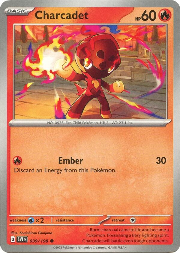 Charcadet 039/198 Normal SV01: Scarlet & Violet Base Set Charcadet 039/198 Normal SV01: Scarlet & Violet Base Set