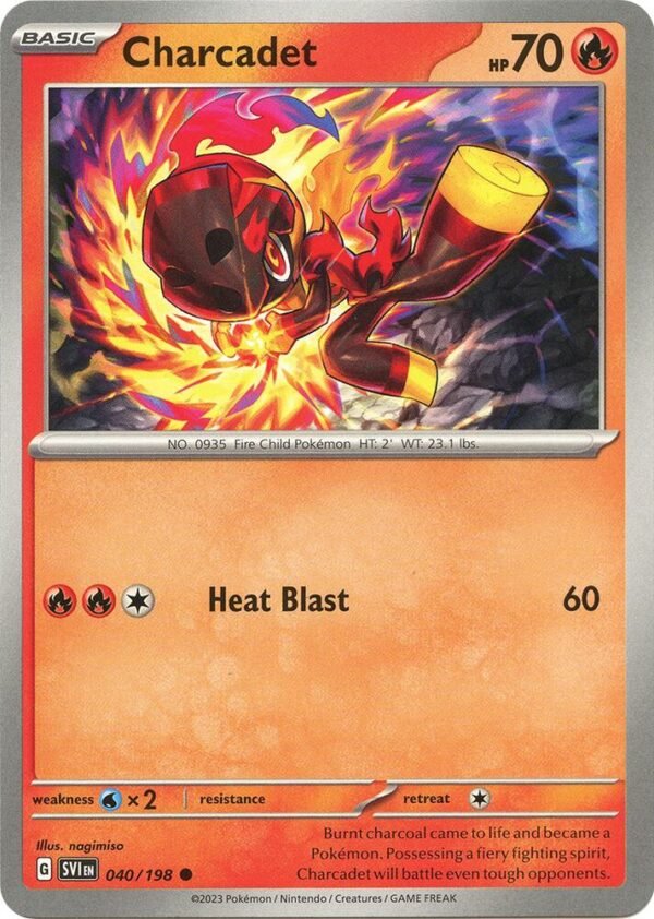 Charcadet 040/198 Reverse Holofoil SV01: Scarlet & Violet Base Set Charcadet 040/198 Reverse Holofoil SV01: Scarlet & Violet Base Set