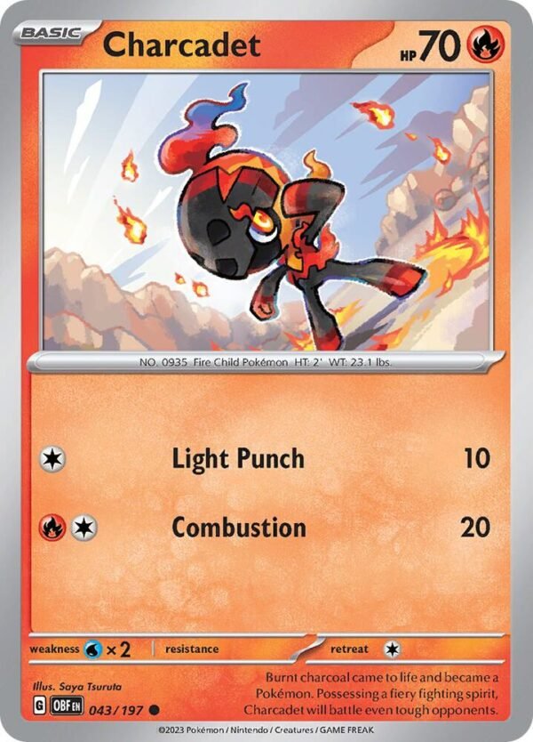 Charcadet 043/197 Normal SV03: Obsidian Flames