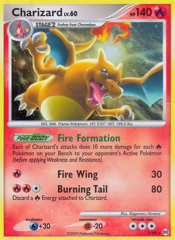 Charizard 1/99 Reverse Holofoil Arceus Charizard 1/99 Reverse Holofoil Arceus