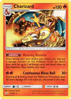 Charizard 14/181 (SM Team Up) 014/181 Holofoil Deck Exclusives Charizard 14/181 (SM Team Up) 014/181 Holofoil Deck Exclusives