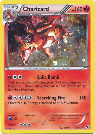 Charizard 19/113 (Cosmos Holo) 019/113 Holofoil Miscellaneous Cards & Products Charizard 19/113 (Cosmos Holo) 019/113 Holofoil Miscellaneous Cards & Products