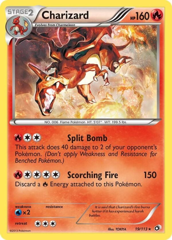Charizard 19/113 Holofoil Legendary Treasures