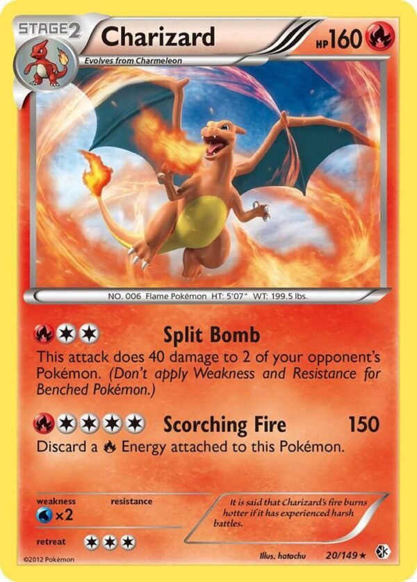 Charizard 20/149 Reverse Holofoil Boundaries Crossed