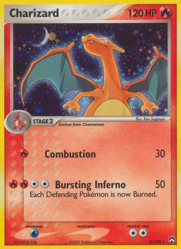 Charizard 6/108 Reverse Holofoil Power Keepers Charizard 6/108 Reverse Holofoil Power Keepers