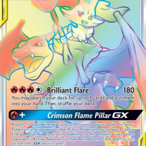 Charizard & Braixen GX (Secret) 251/236 Holofoil SM – Cosmic Eclipse