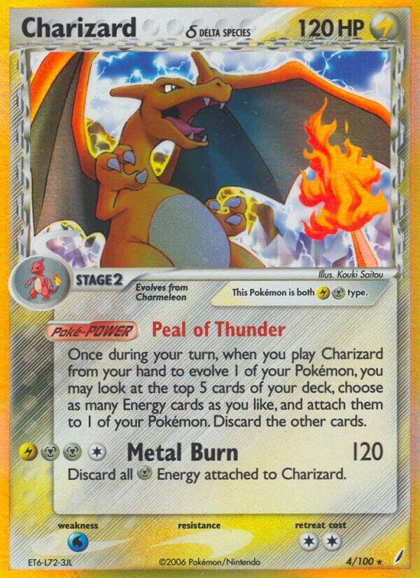 Charizard (Delta Species) 4/100 Holofoil Crystal Guardians