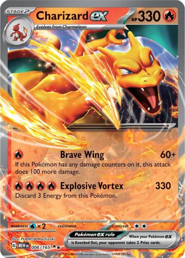 Charizard ex 006/165 Holofoil SV: Scarlet & Violet 151 Charizard ex 006/165 Holofoil SV: Scarlet & Violet 151