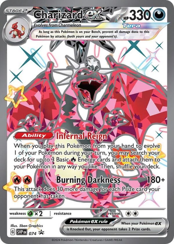 Charizard ex 074 Holofoil SV: Scarlet & Violet Promo Cards Charizard ex 074 Holofoil SV: Scarlet & Violet Promo Cards