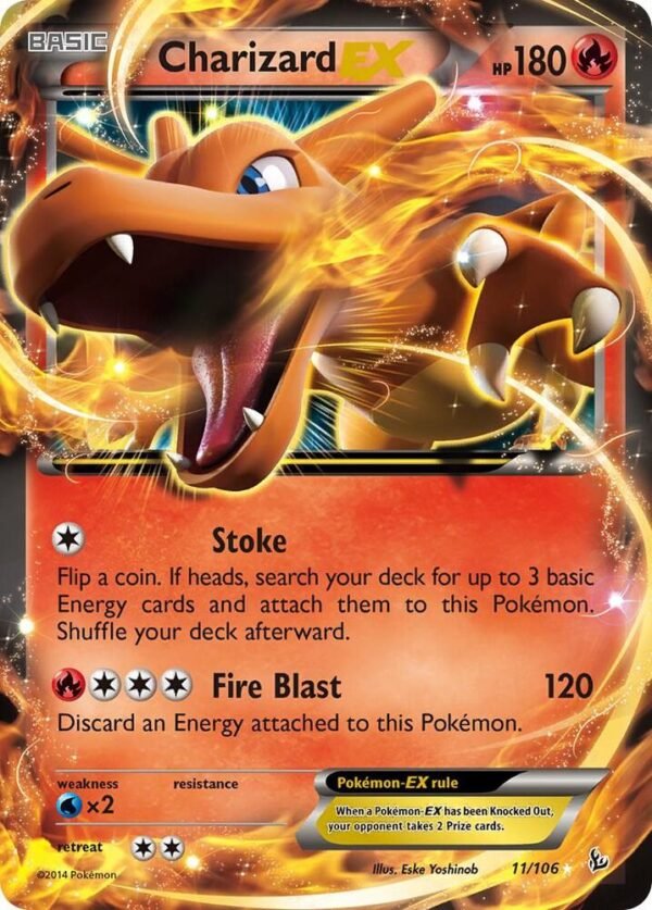 Charizard EX (11) 11/106 Holofoil XY – Flashfire Charizard EX (11) 11/106 Holofoil XY – Flashfire