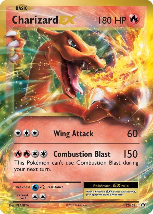 Charizard EX 12/108 Holofoil XY – Evolutions Charizard EX 12/108 Holofoil XY – Evolutions